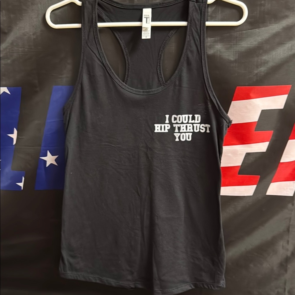Black Graphic Tank Top - Picture 1 of 2